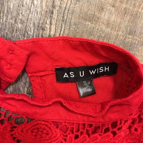 As U wish red tunic - Picture 3 of 5